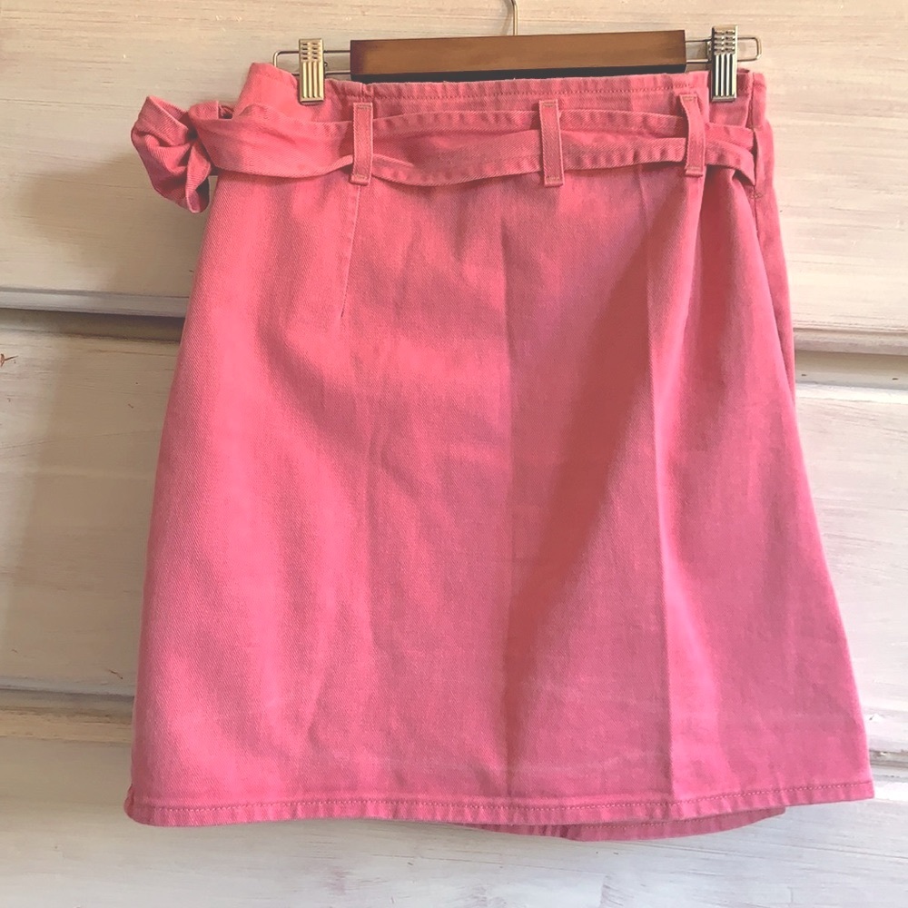 Vintage Denim Wrap Skirt - Picture 4 of 5